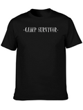 Camp Survivor Black T-Shirt