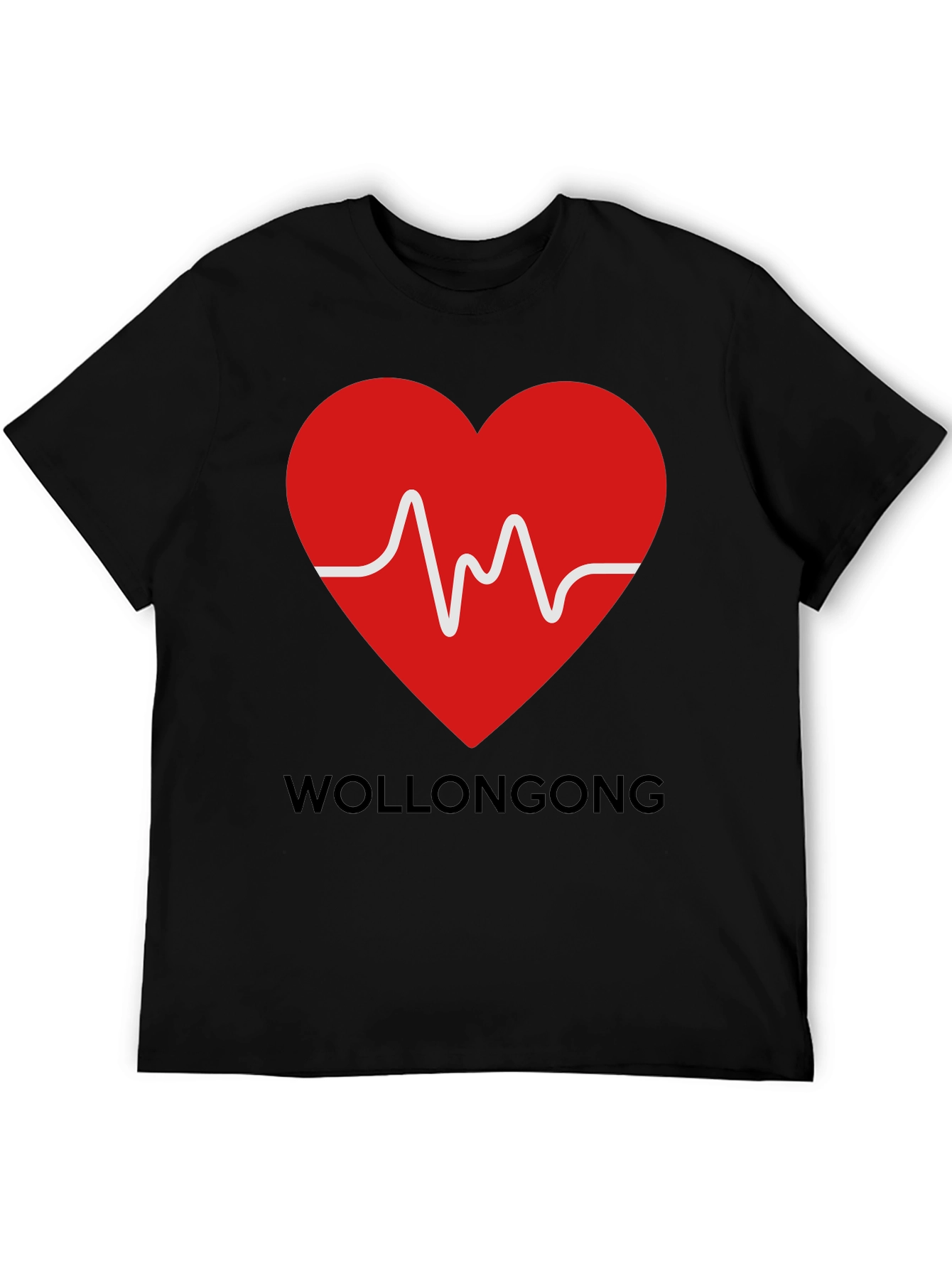 Wollongong Heartbeat T-Shirt - Graphic Tee