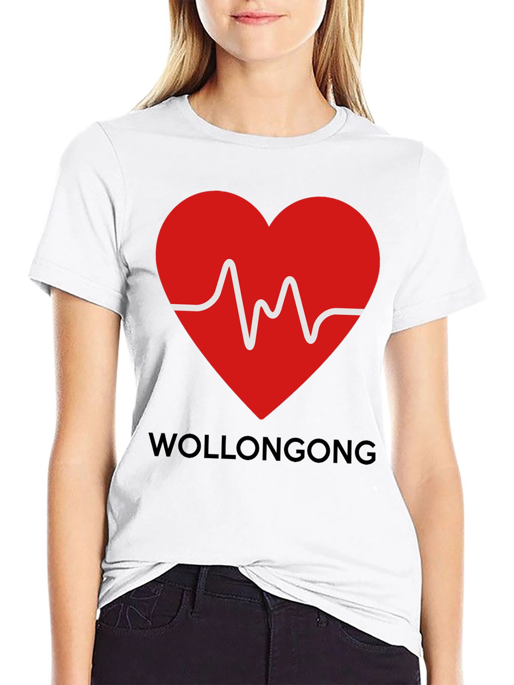 Wollongong Heartbeat T-Shirt - Graphic Tee