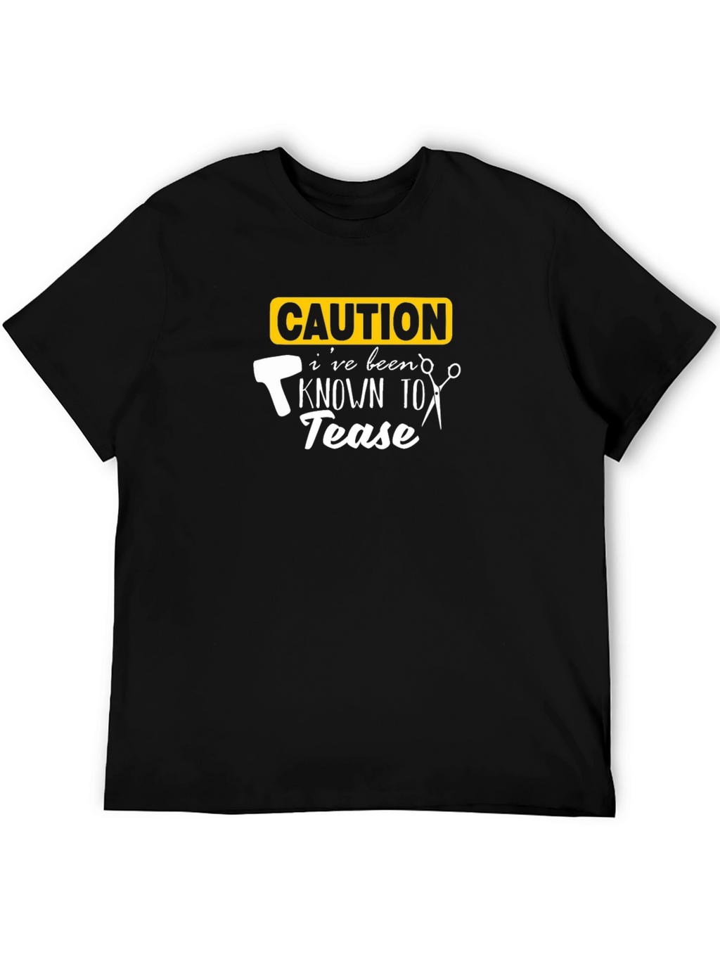 Caution Hair Stylist Humor Graphic T-Shirt