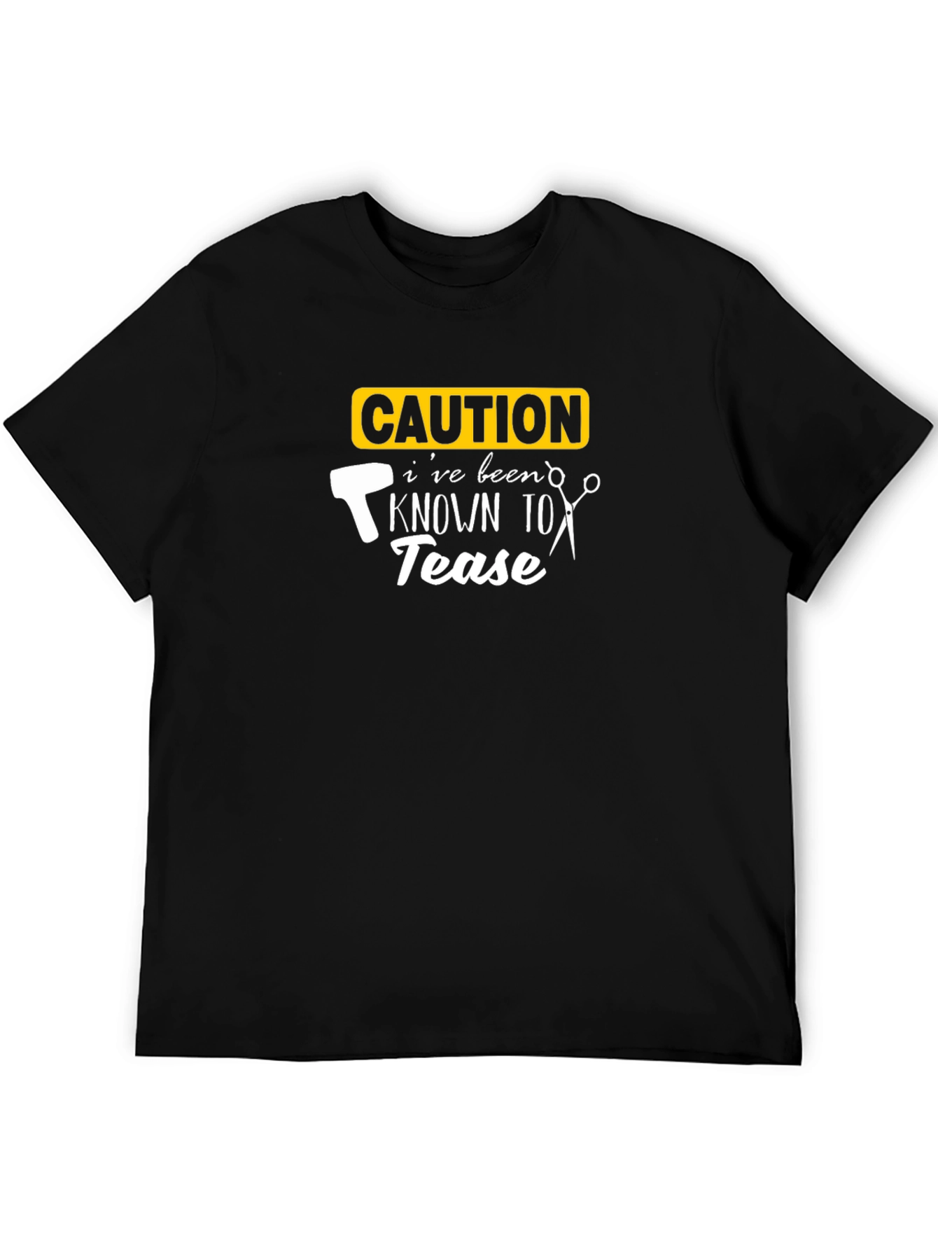Caution Hair Stylist Humor Graphic T-Shirt