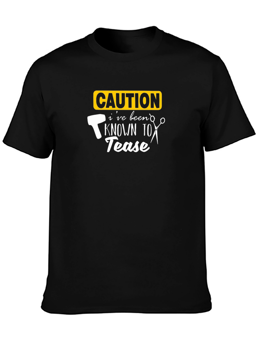 Caution Hair Stylist Humor Graphic T-Shirt