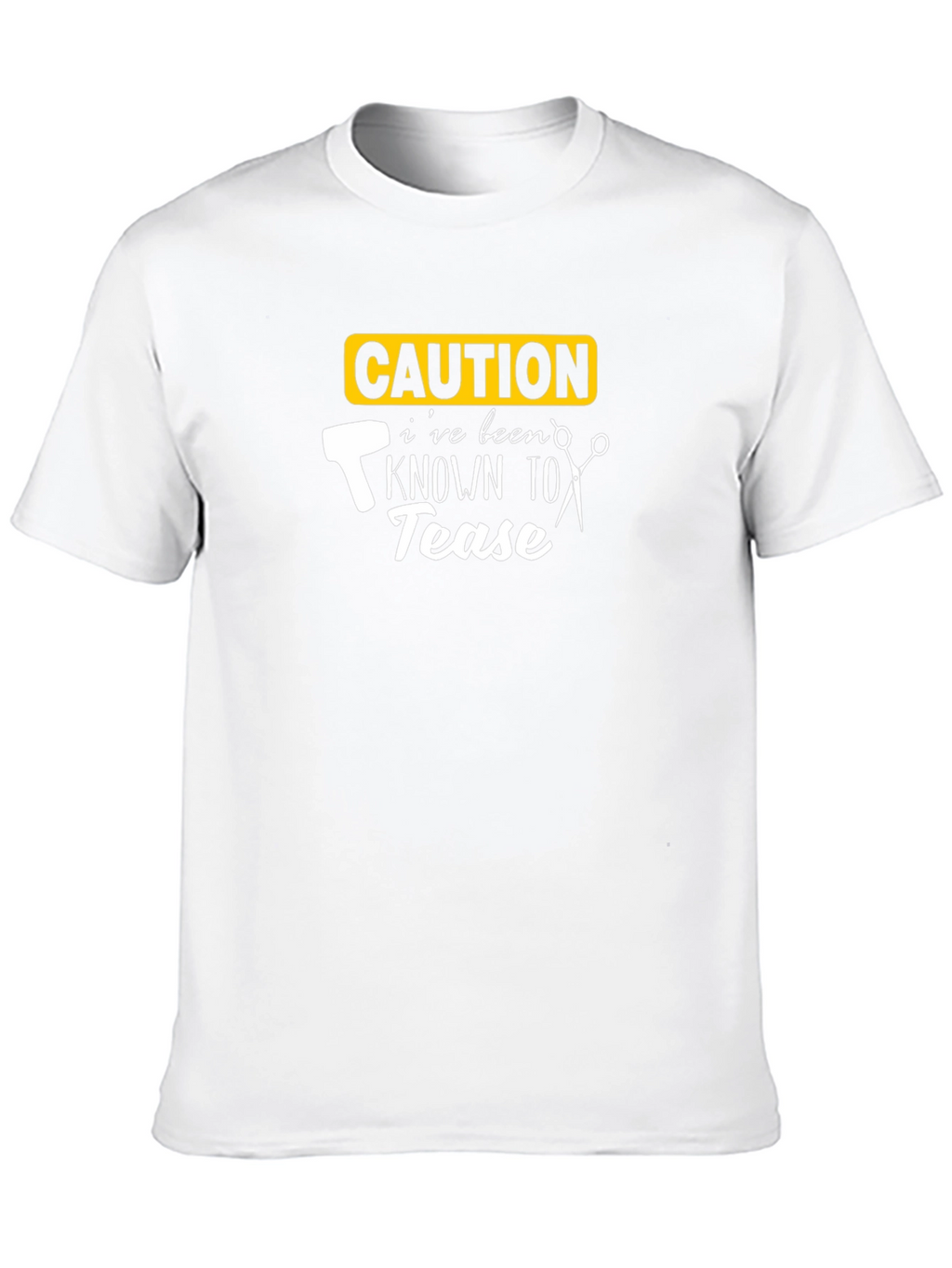 Caution Hair Stylist Humor Graphic T-Shirt