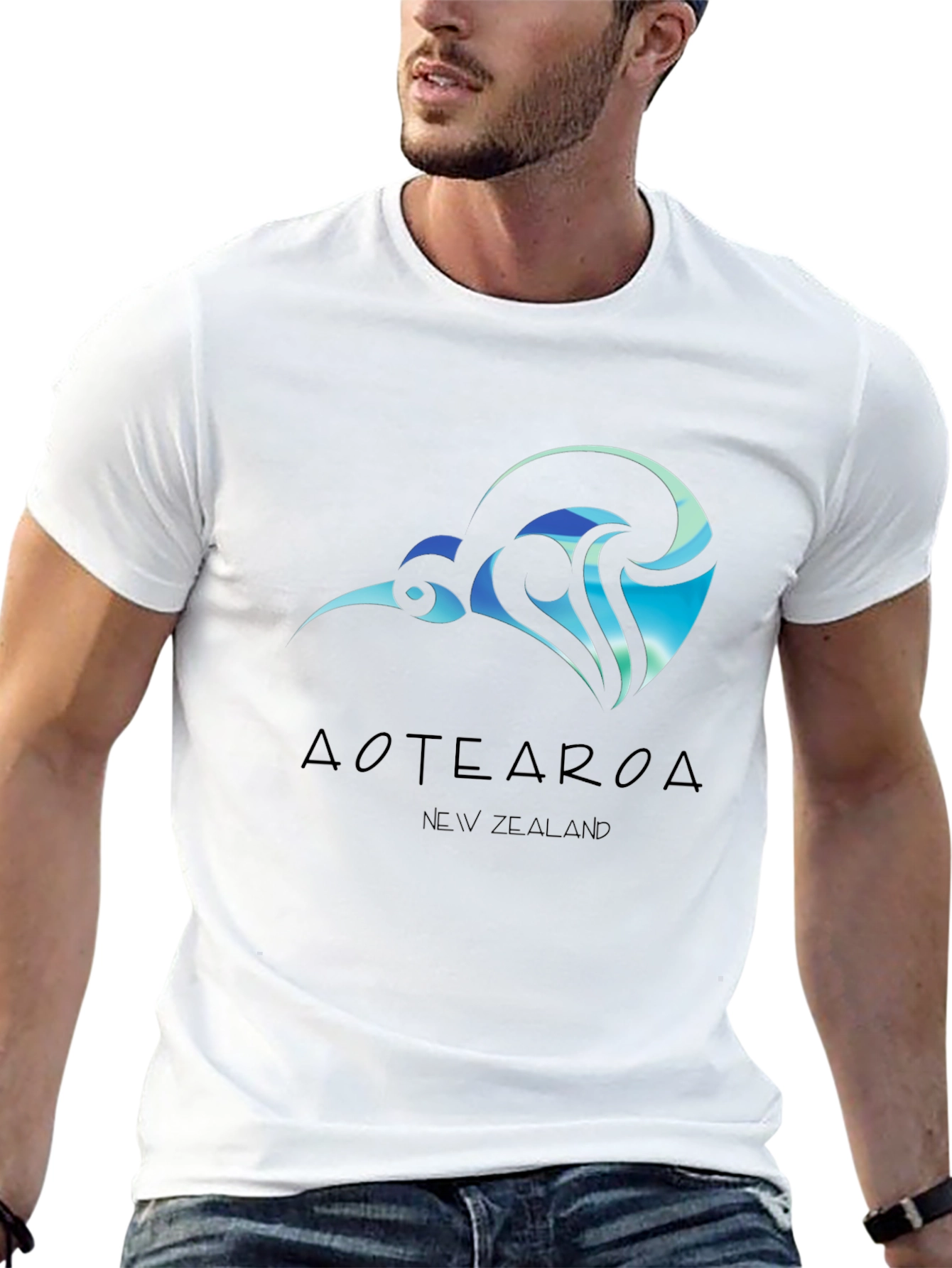 Aotearoa New Zealand Black T-Shirt