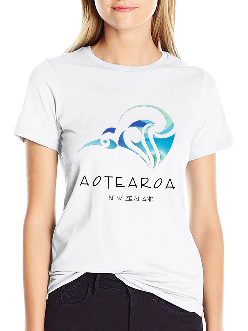 Aotearoa New Zealand Black T-Shirt