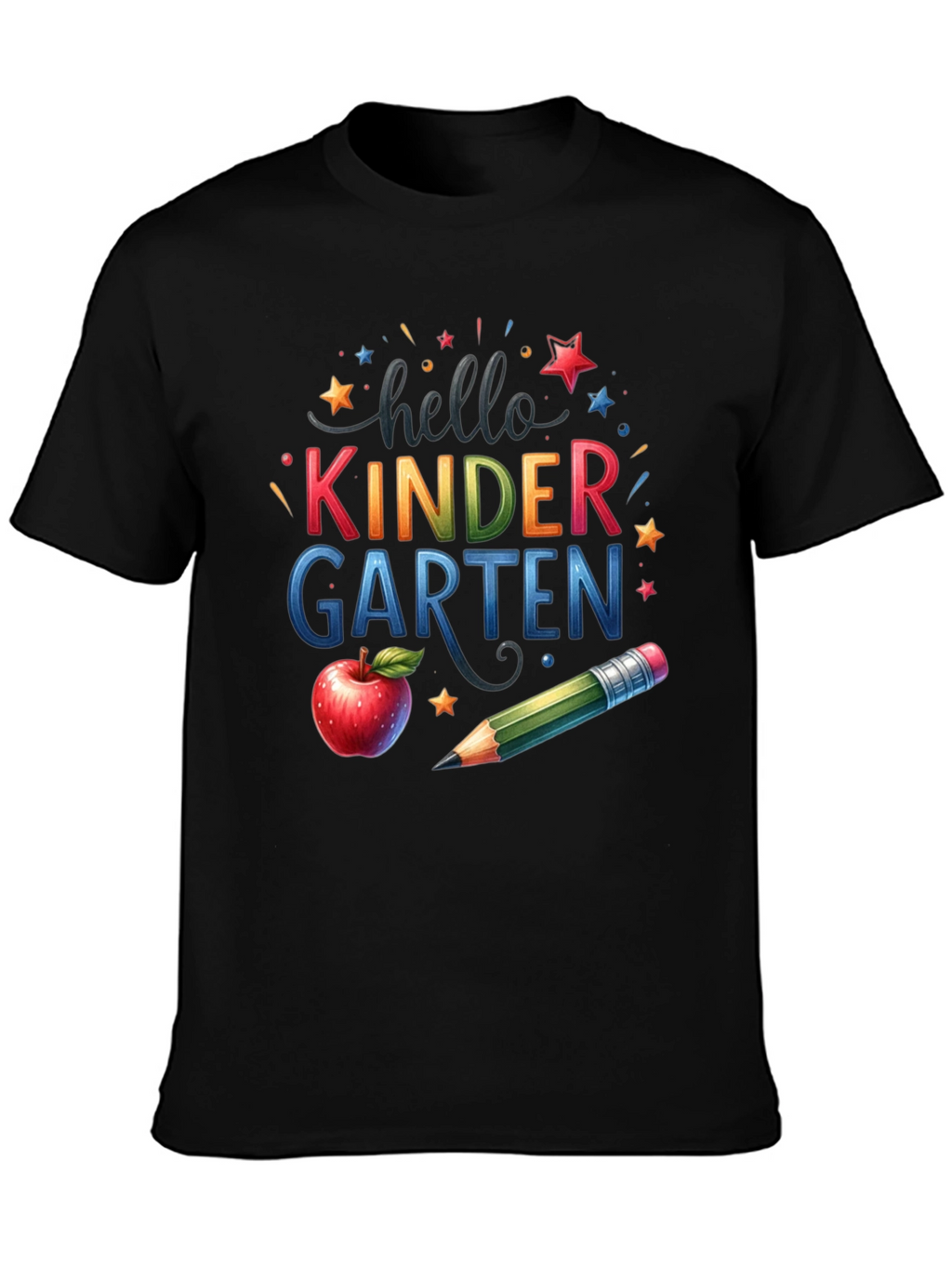 Hello Kindergarten T-Shirt - Back to School Teacher Tee
