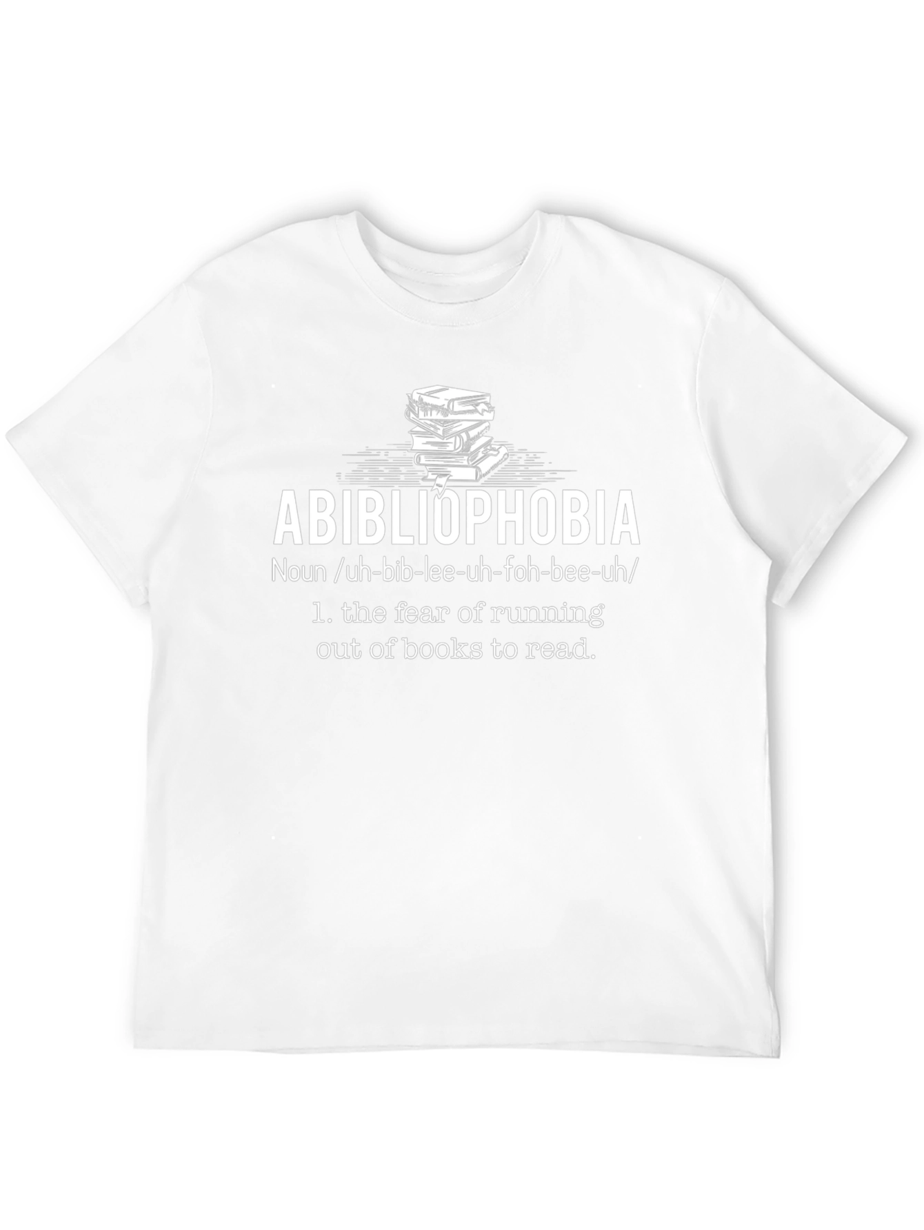 Abibliophobia T-Shirt - Book Lovers Fear