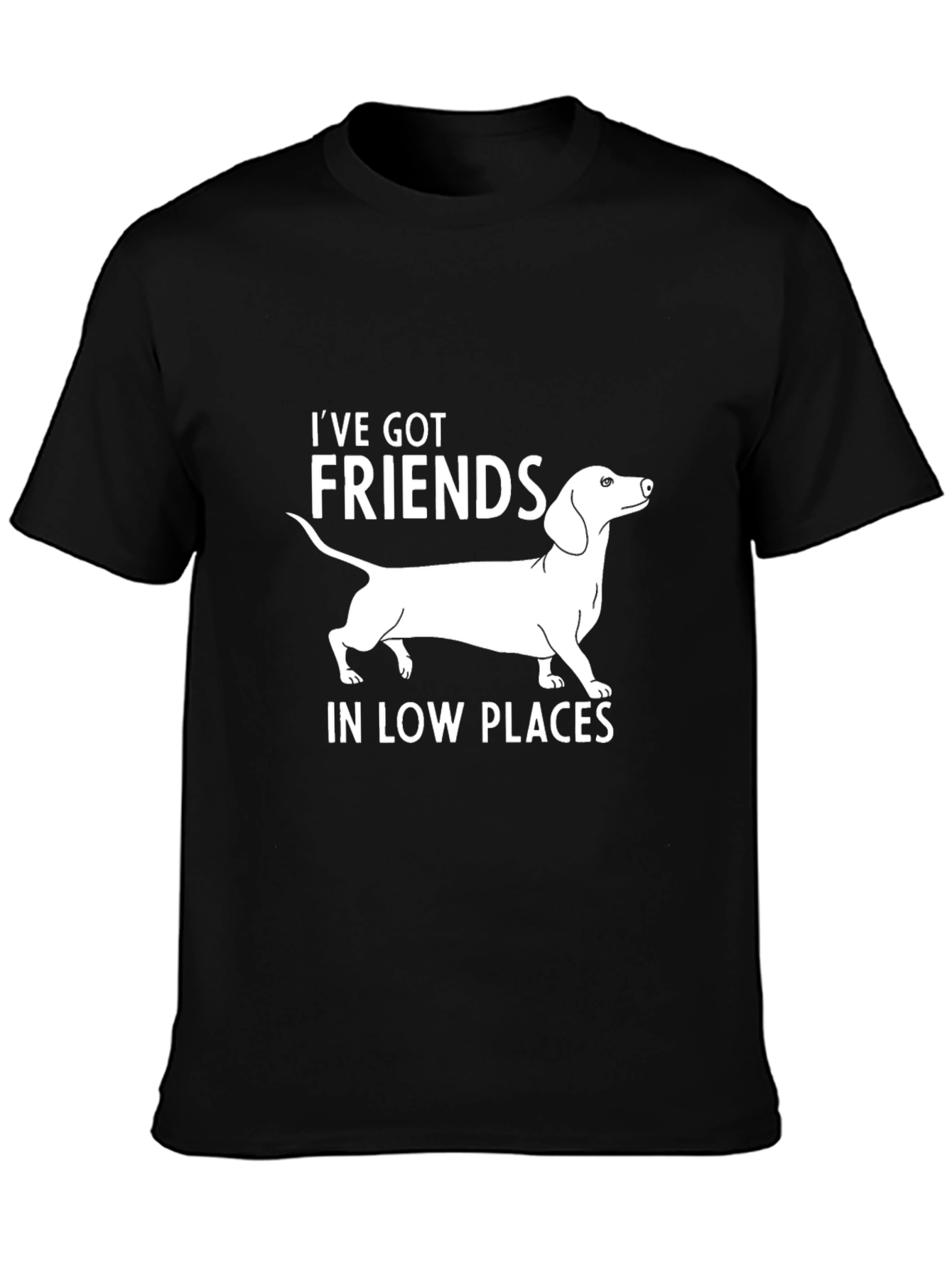 Ive Got Friends In Low Places Dachshund T-Shirt