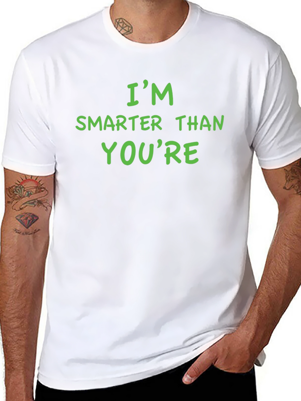 Im Smarter Than Youre Funny Graphic Tee