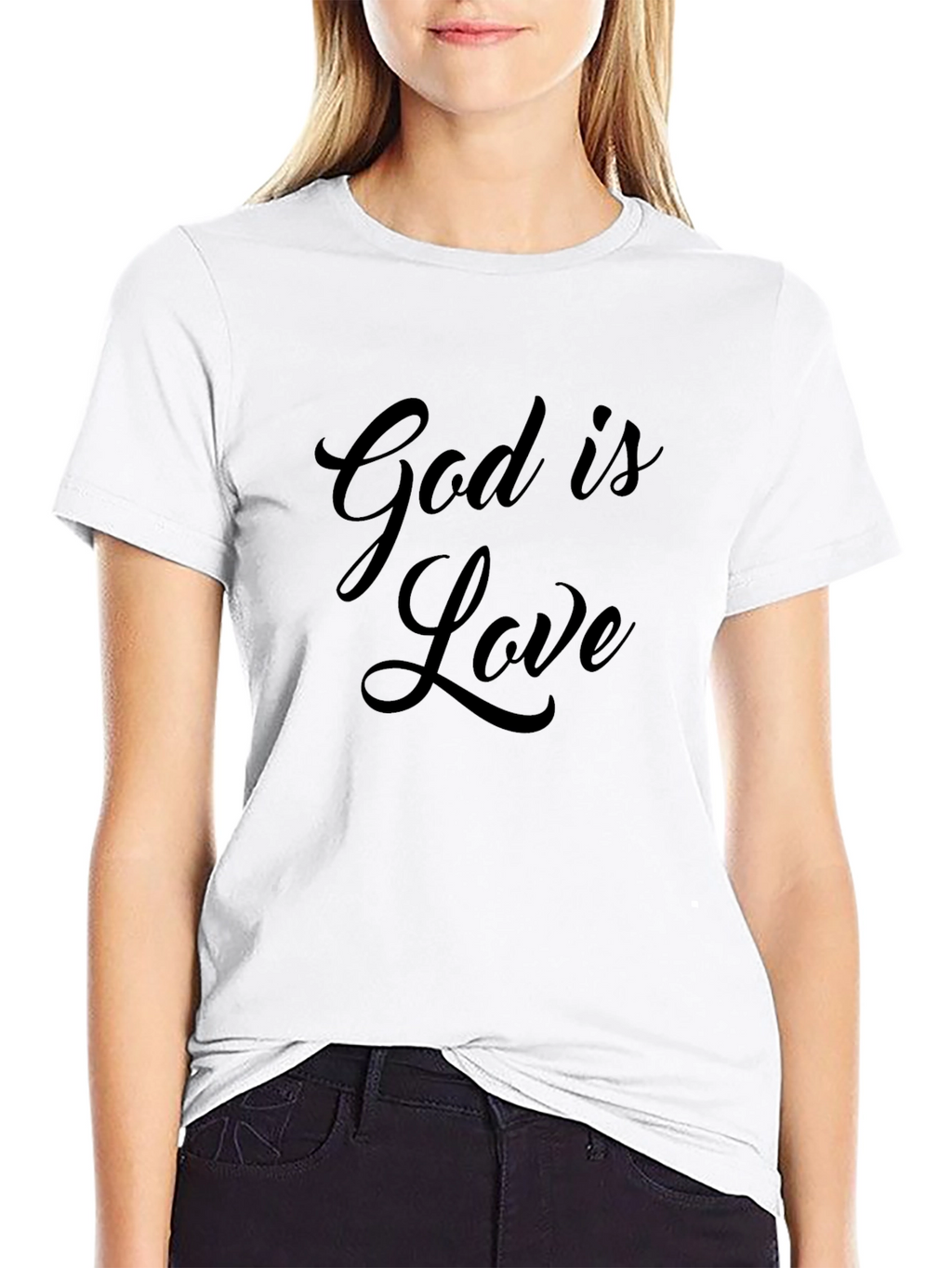 God is Love Black T-Shirt