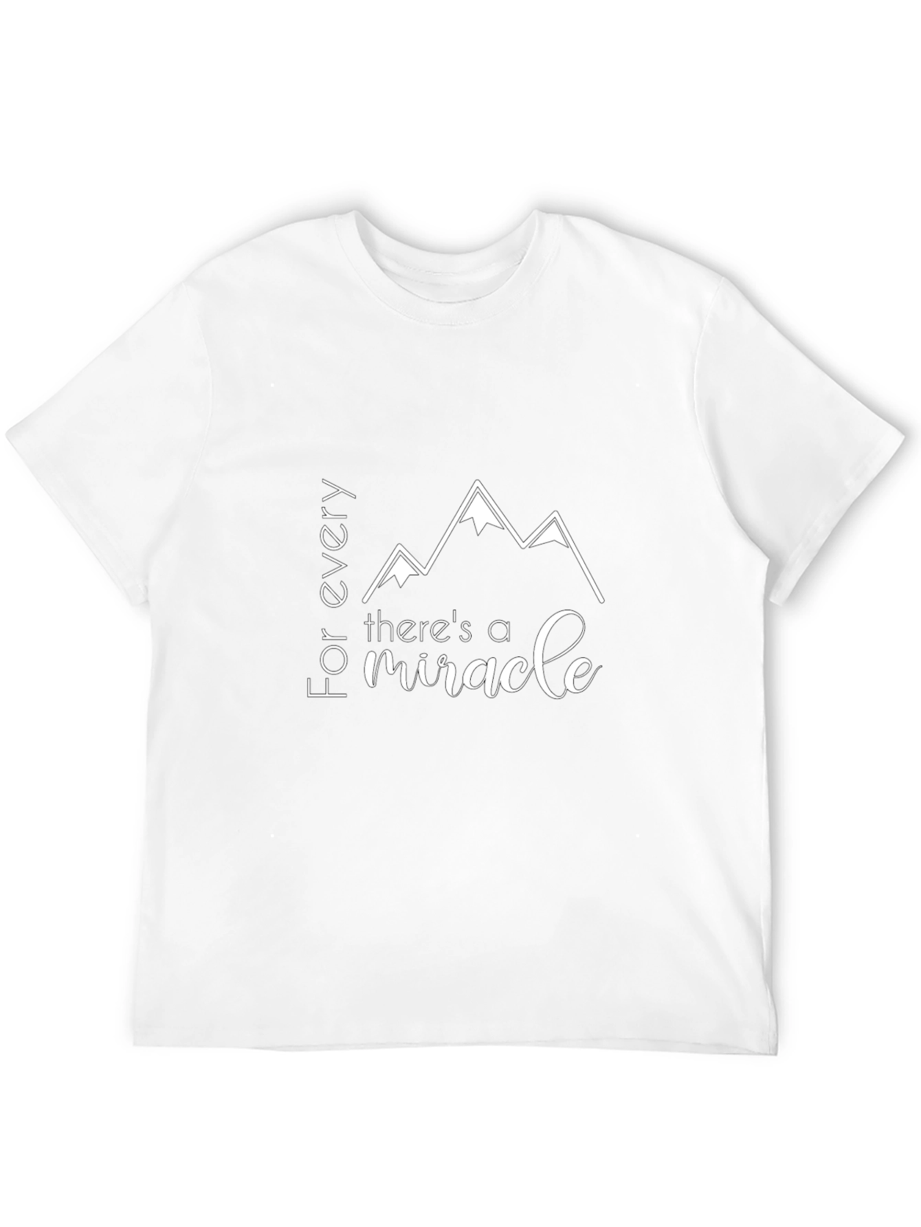 Every Mountain Miracle Tee - Black