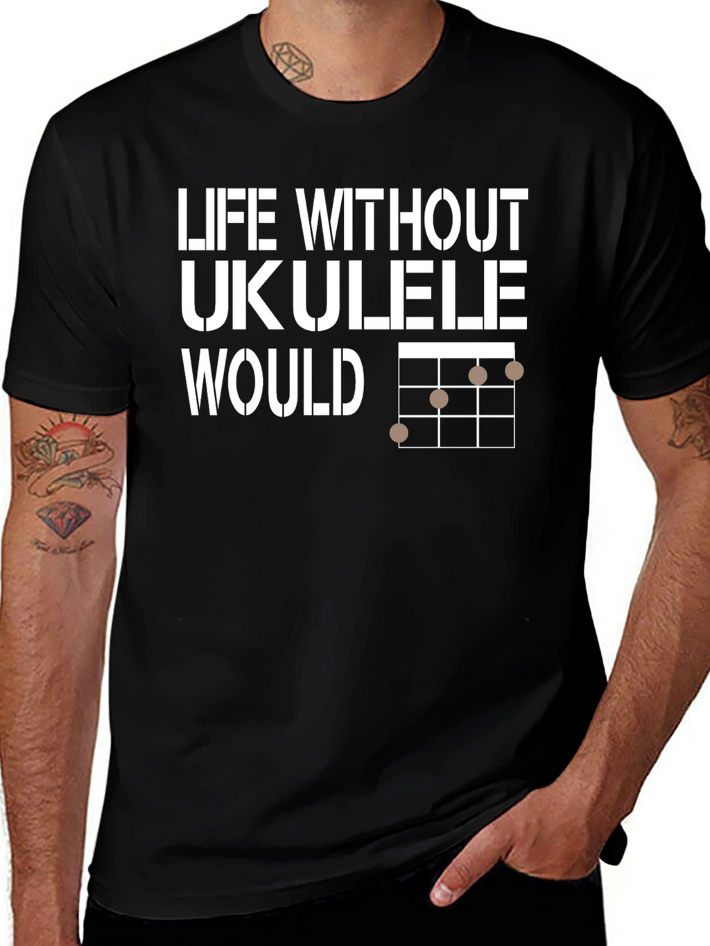 Life Without Ukulele T-Shirt