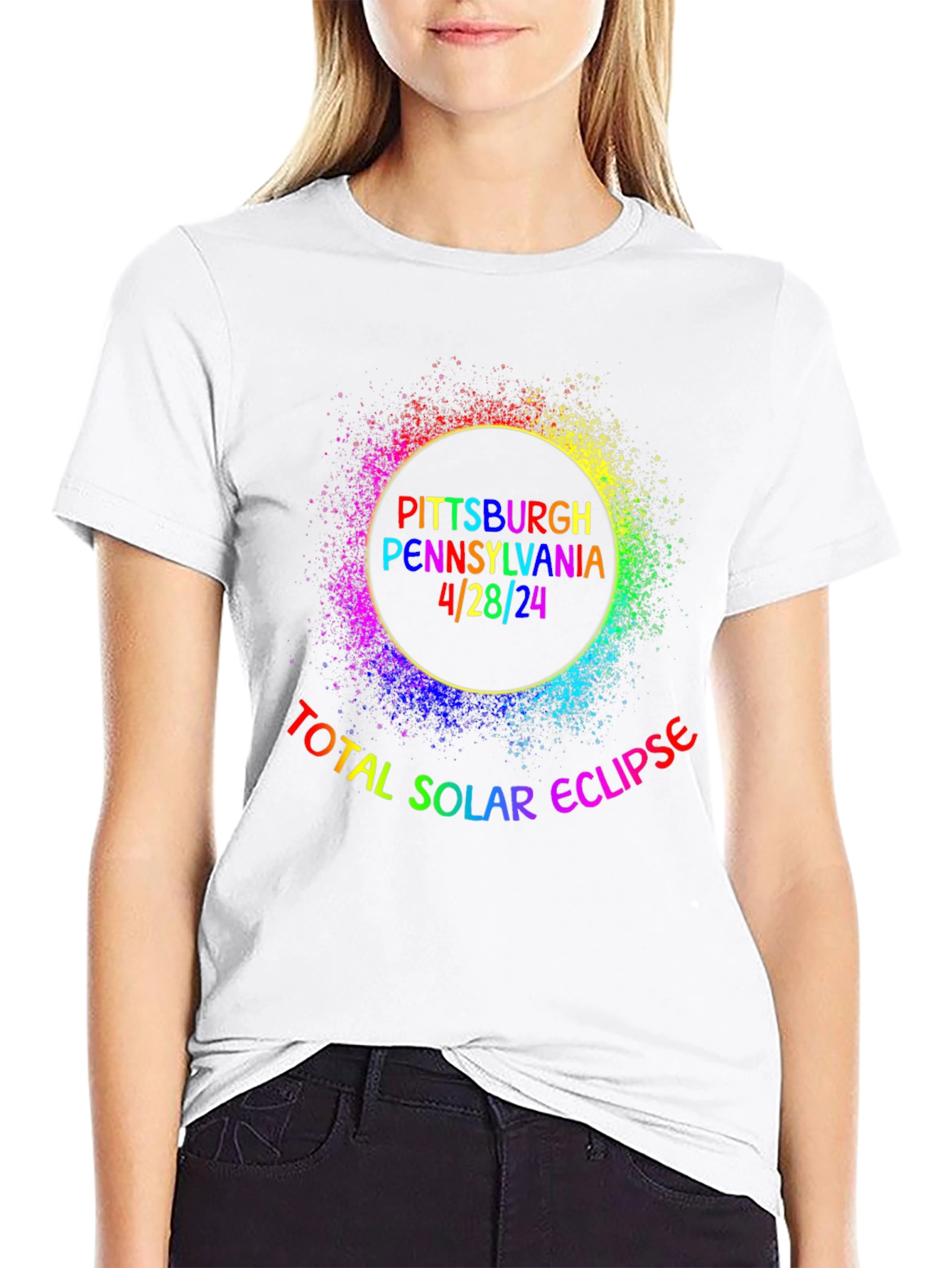 Pittsburgh Total Solar Eclipse April 28 2024 T-Shirt