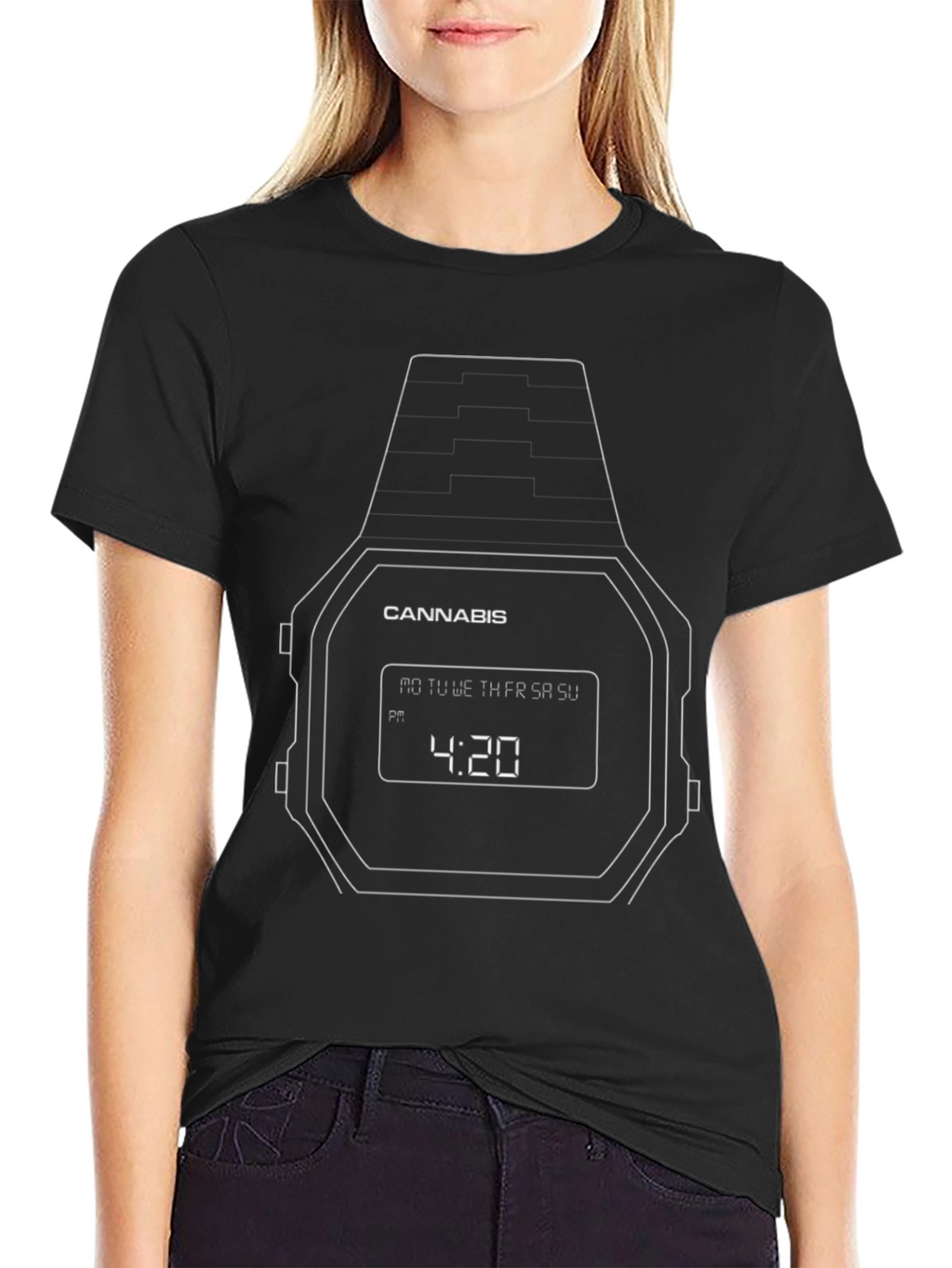 Cannabis Watch Graphic Tee - 4:20 Time