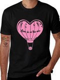 Love is in the Air Heart Balloon Graphic Tee