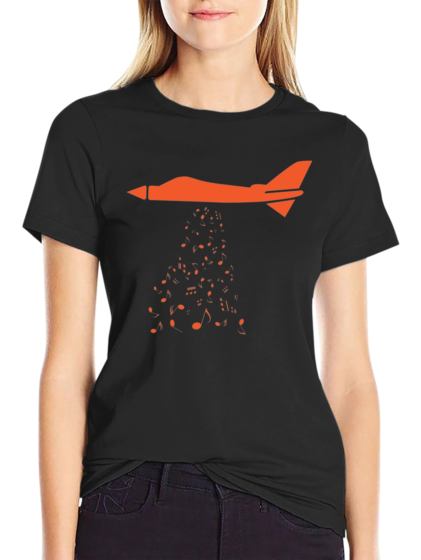 Jet Stream Music T-Shirt - Black