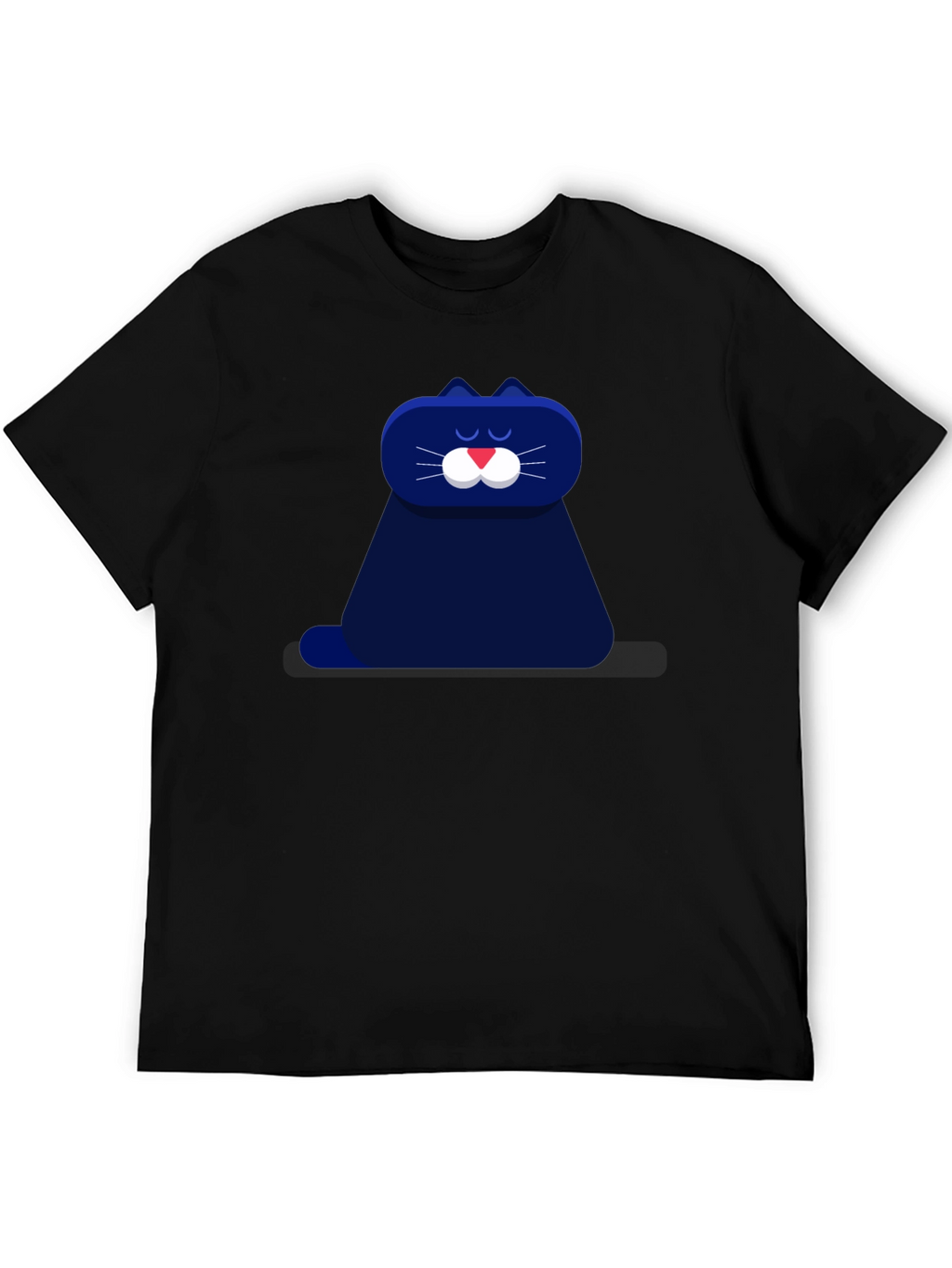 Cool Cat Graphic Tee - Black