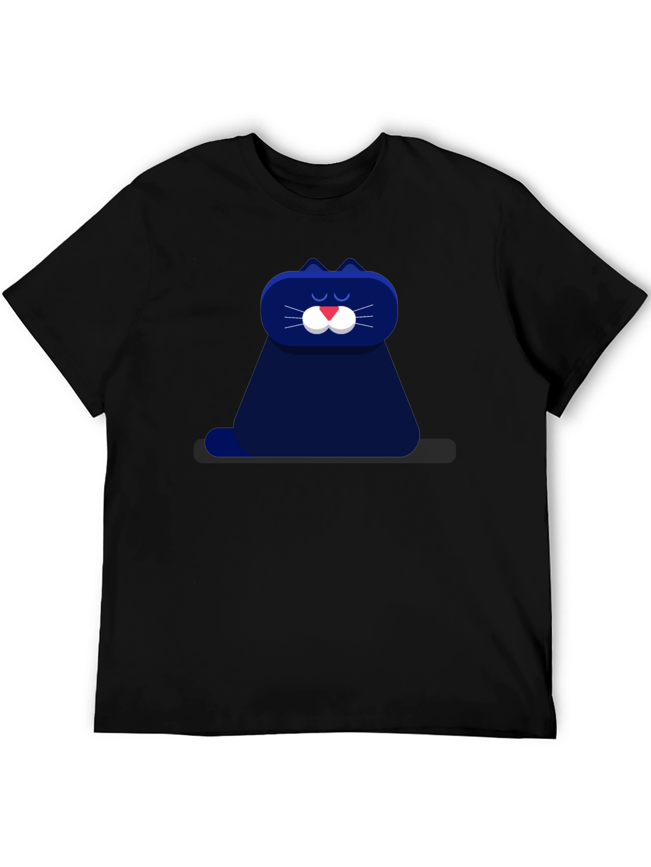 Cool Cat Graphic Tee - Black