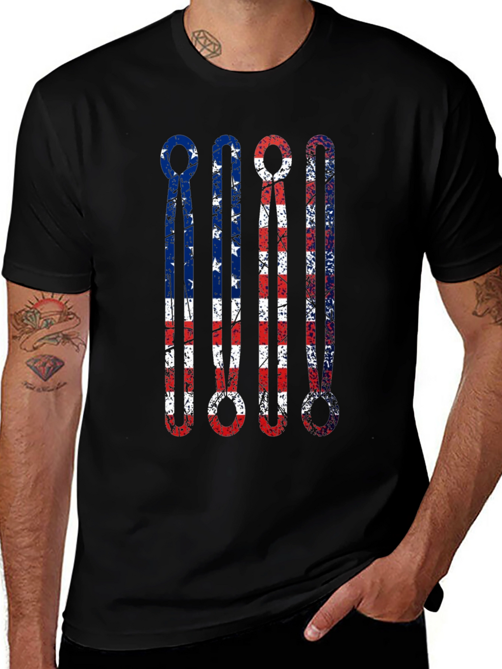 Patriotic Drum Sticks T-Shirt