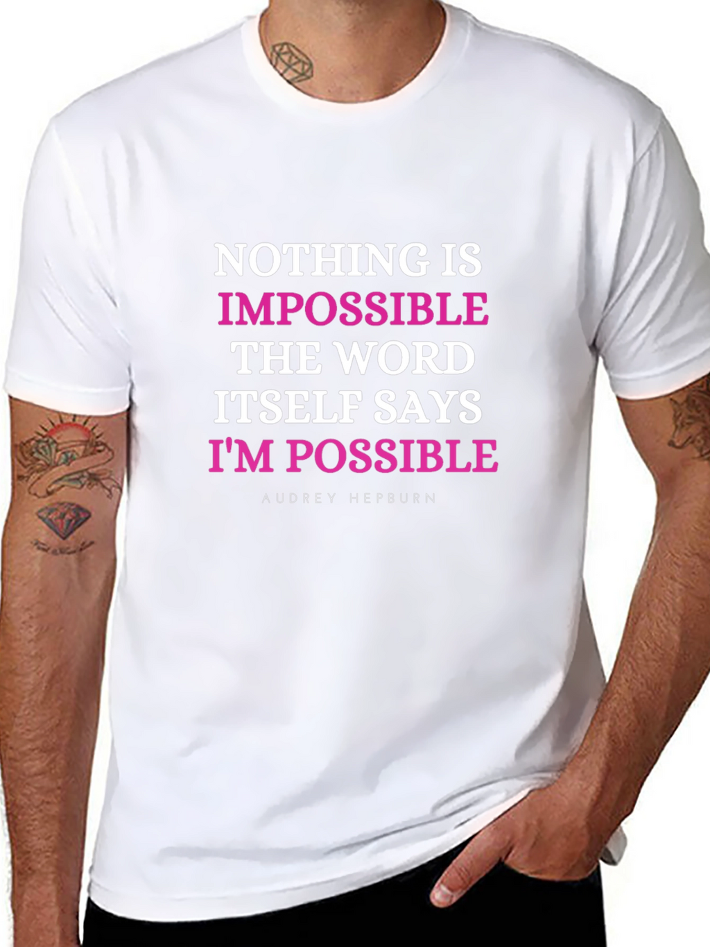Motivational Quote T-Shirt: Nothing Is Impossible