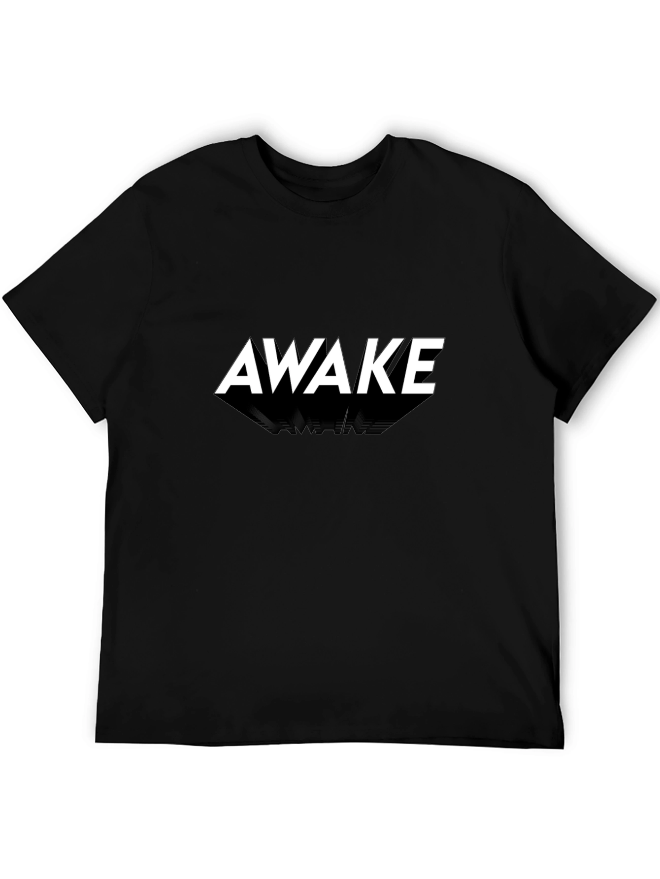 Awake Graphic Tee - Mens Short Sleeve Black T-Shirt