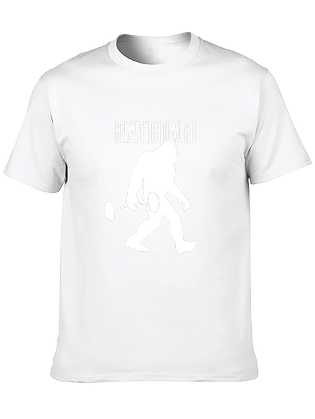 Snatchsquatch T-Shirt: Bigfoot Weightlifting Tee