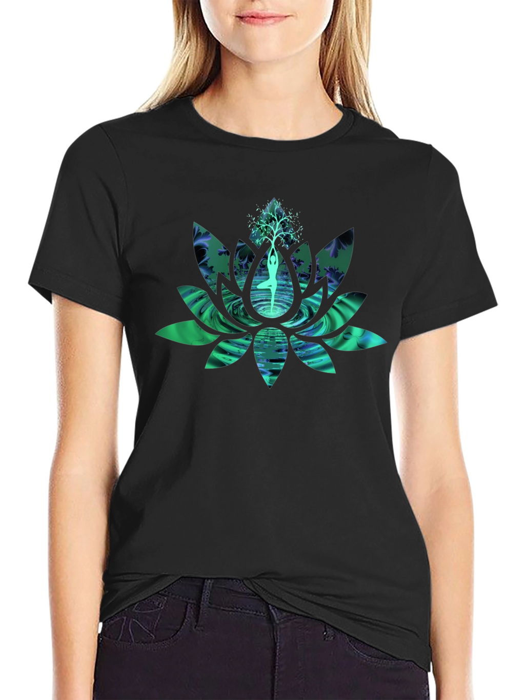 Yoga Lotus Tree T-Shirt