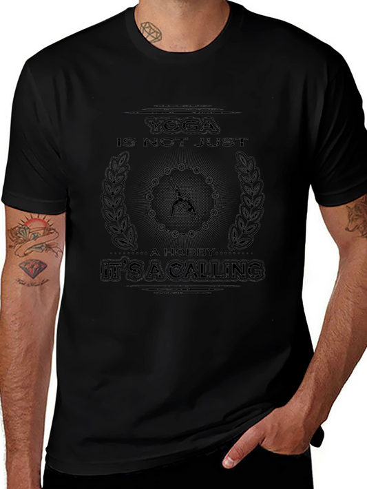 Yoga Calling T-Shirt - Black - Unisex
