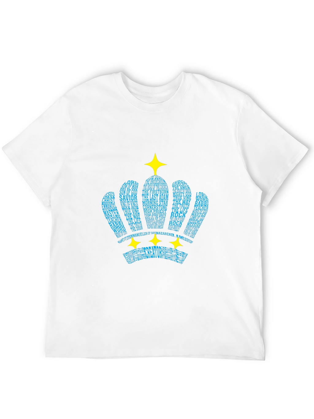 Word Crown Black T-Shirt