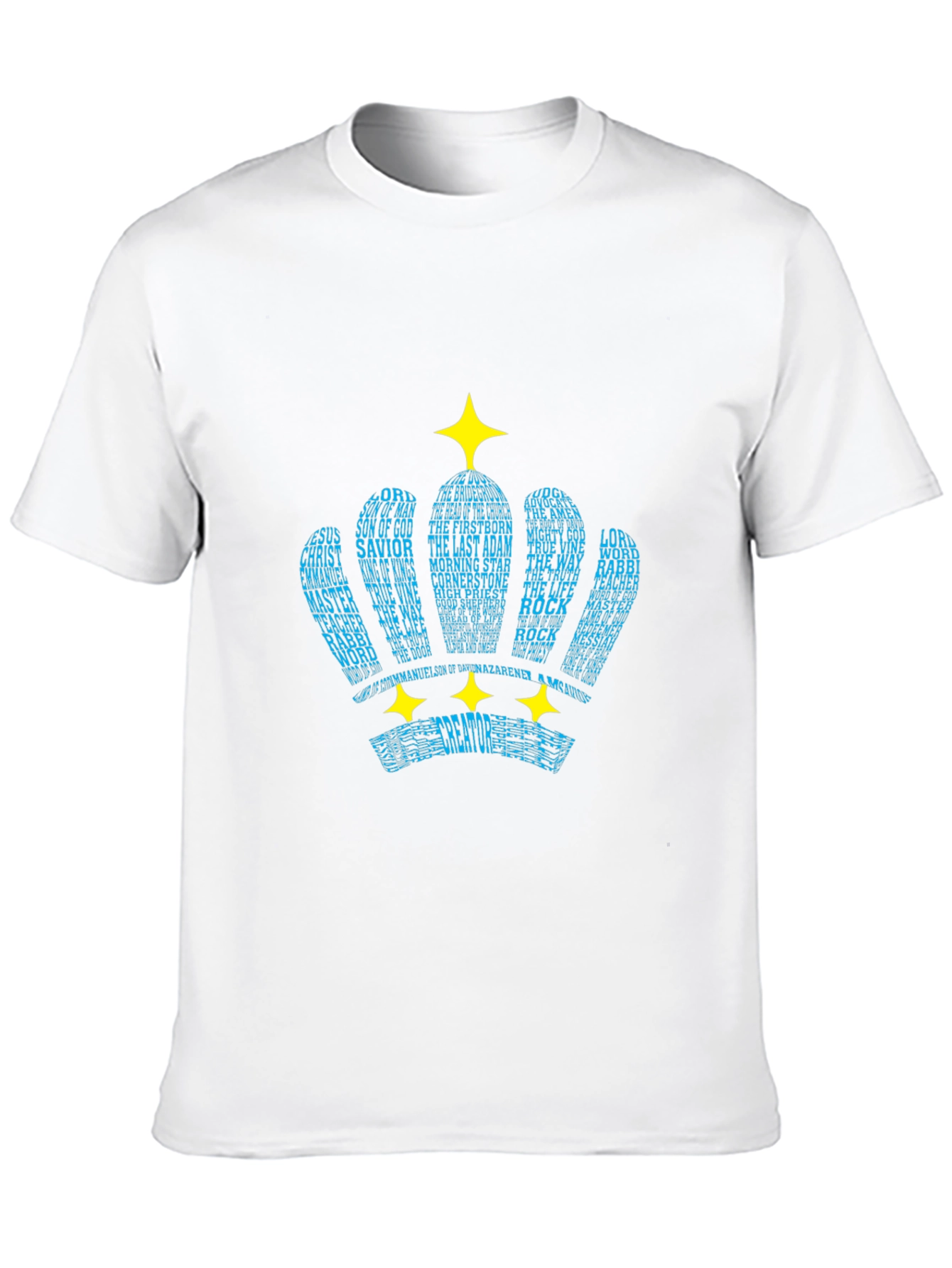 Word Crown Black T-Shirt