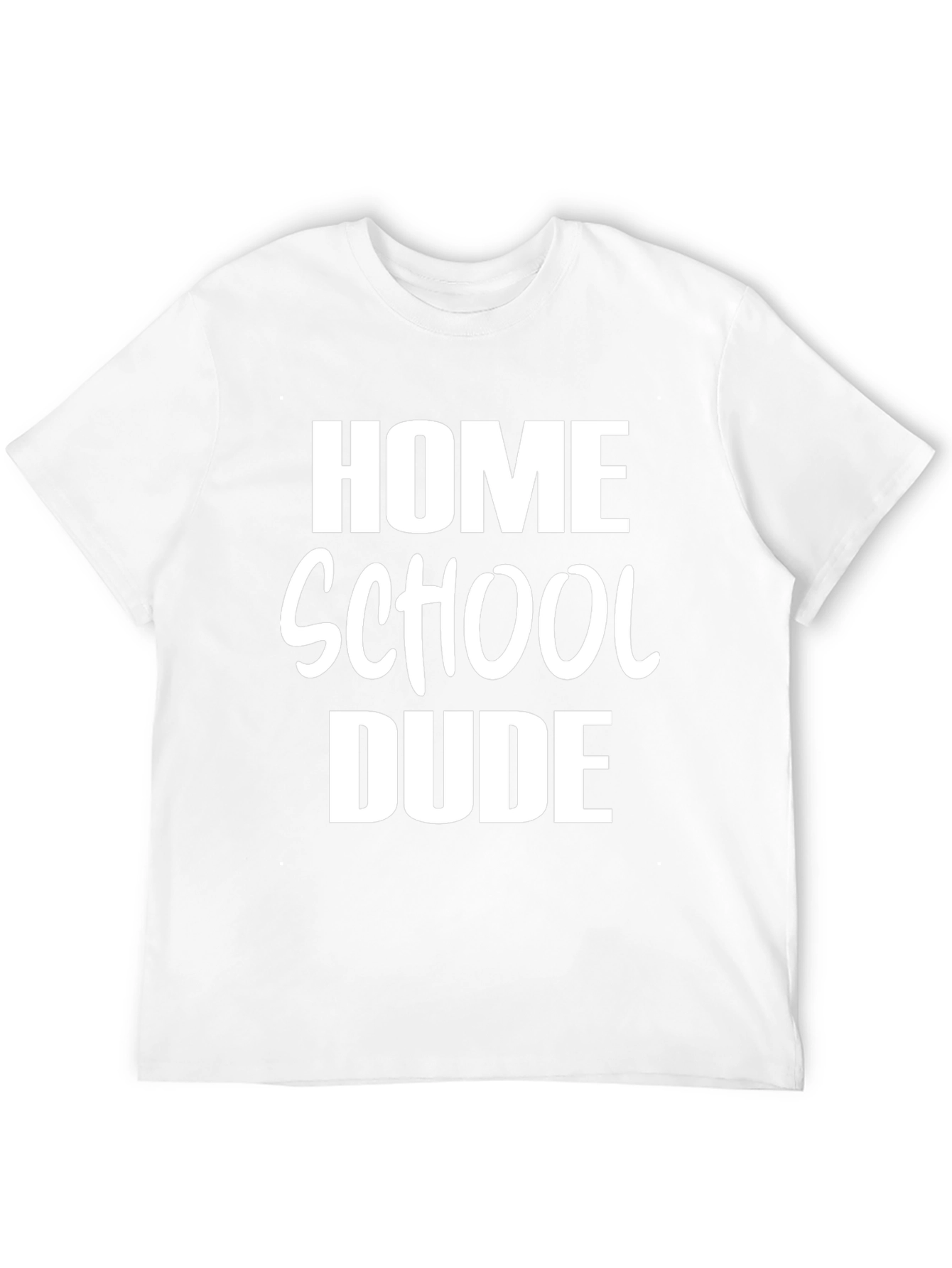 Home School Dude T-Shirt - Black Graphic Tee