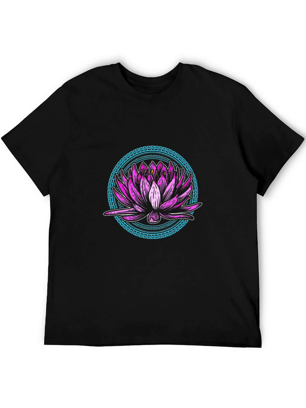 Lotus Flower Graphic Tee - Unique Design