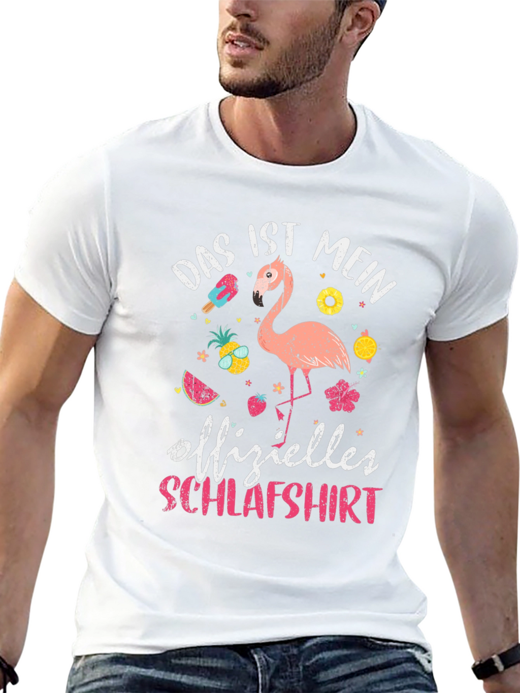 Das Ist Mein Schlafshirt Flamingo T-Shirt