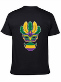 Mardi Gras Mask T-Shirt - Festive Holiday Apparel