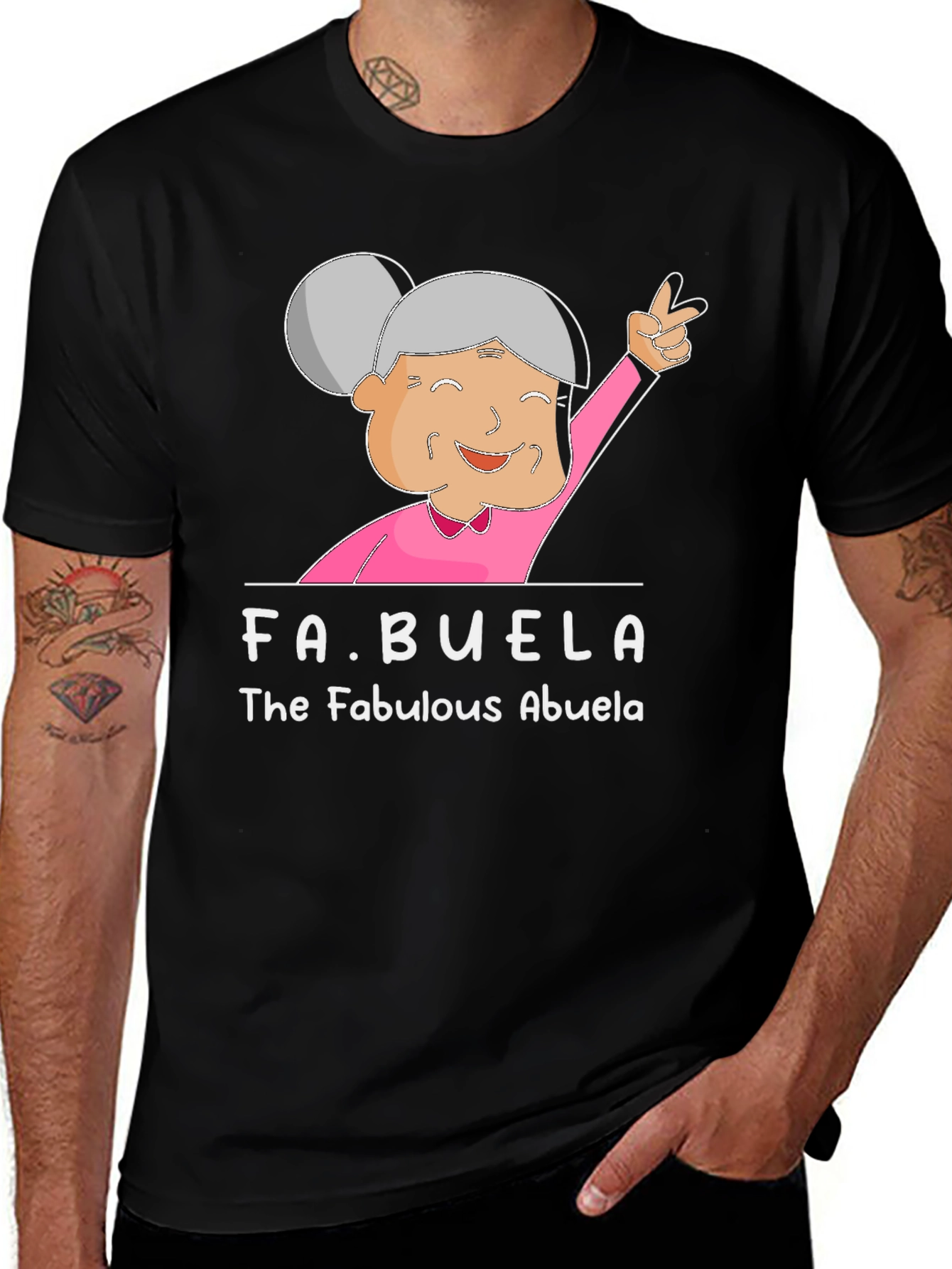 Fabulous Abuela T-Shirt - Grandma Humor