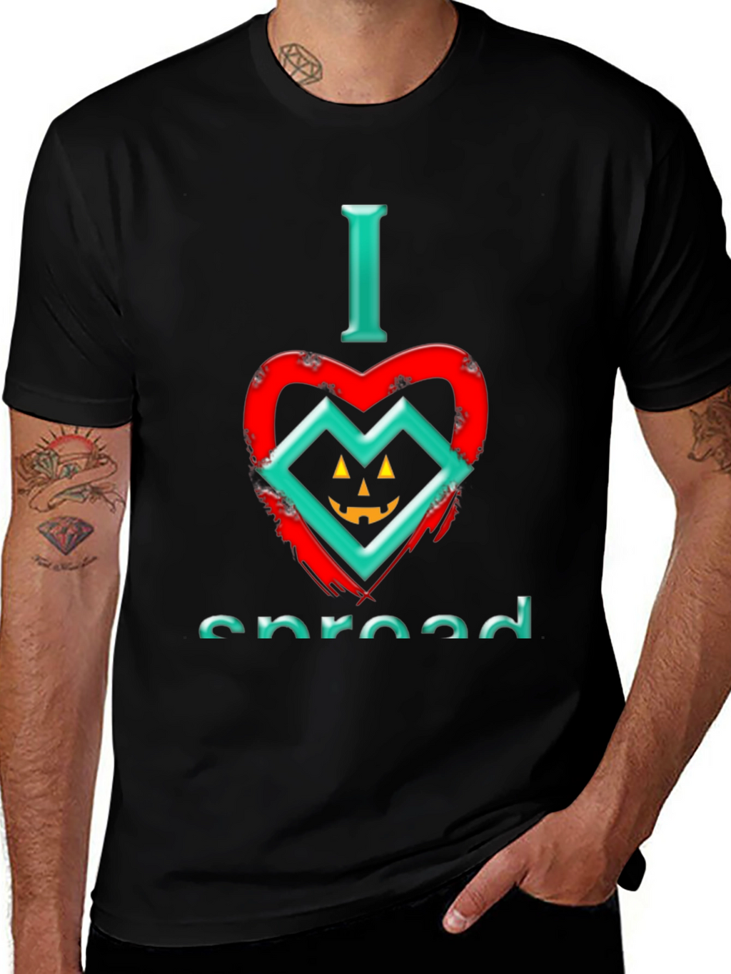 I Love Spread Pumpkin Graphic Tee
