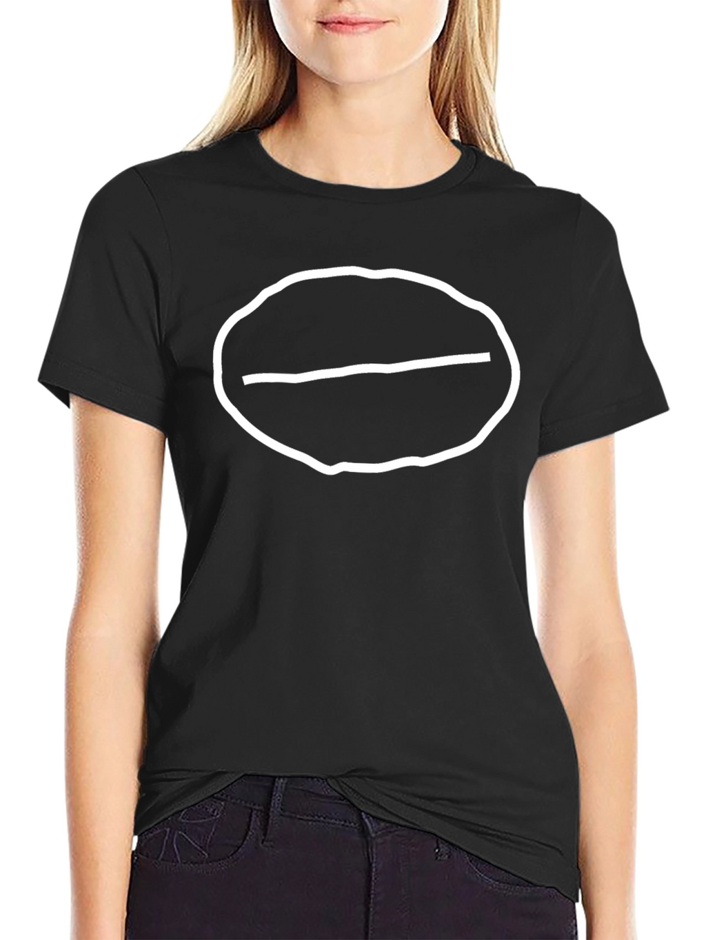 Negative Symbol Black T-Shirt