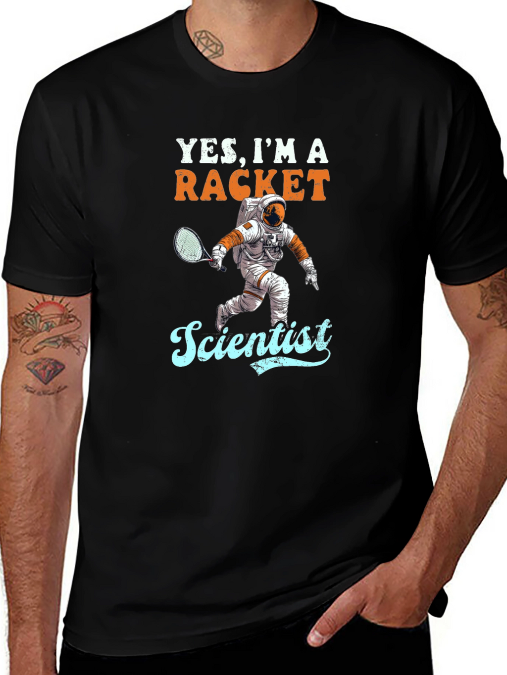 Yes Im a Racket Scientist T-Shirt