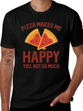 Pizza Makes Me Happy T-Shirt