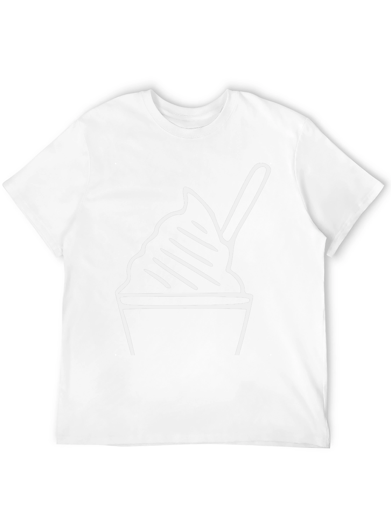 Minimalist Ice Cream T-Shirt