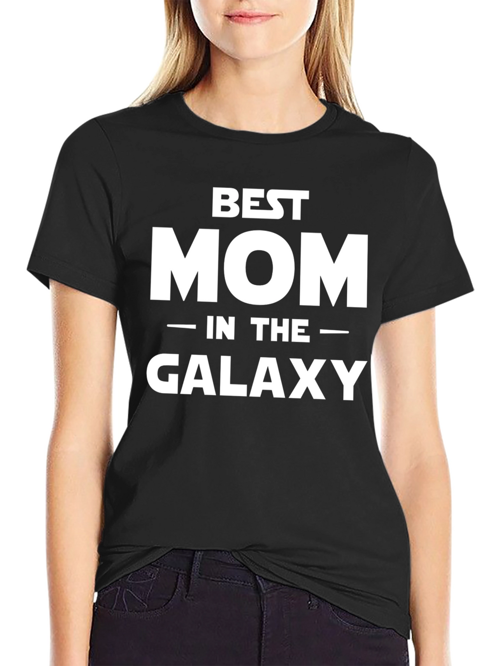 Best Mom in the Galaxy T-Shirt - Black