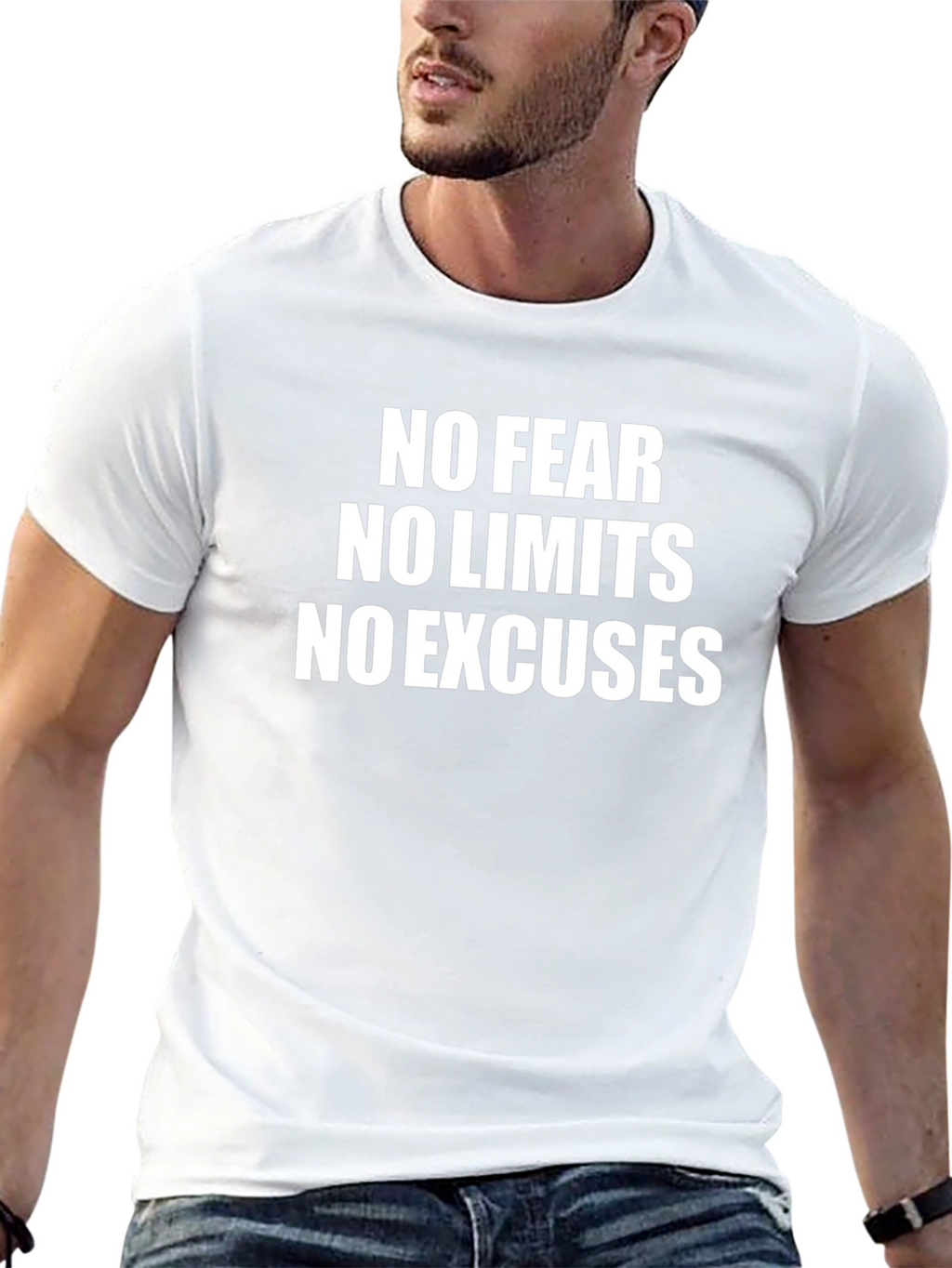Motivational T-Shirt: No Fear No Limits