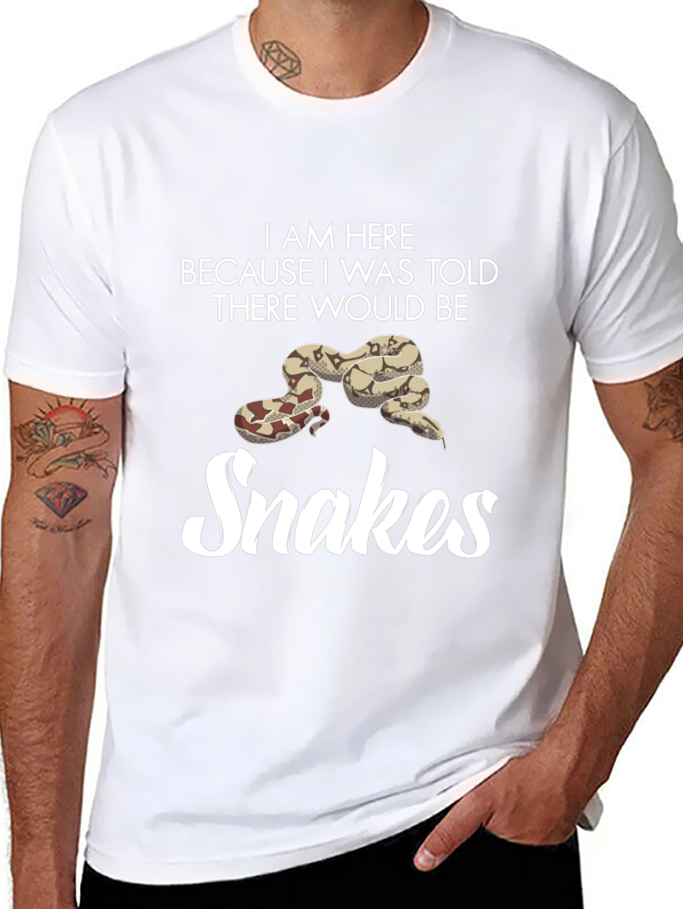I Am Here for Snakes T-Shirt