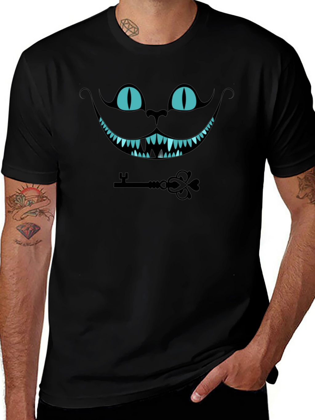 Cheshire Cat Graphic T-Shirt - Alice in Wonderland Tee