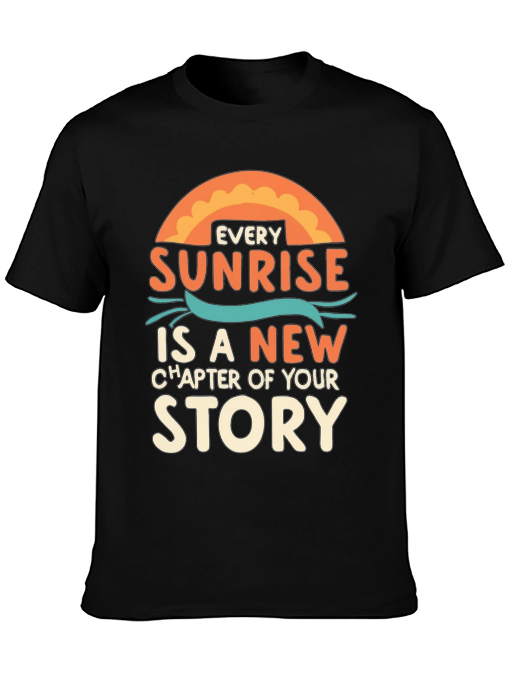 Sunrise Story Graphic Tee - Inspirational T-Shirt
