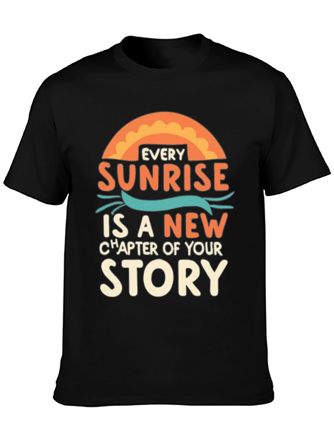 Sunrise Story Graphic Tee - Inspirational T-Shirt