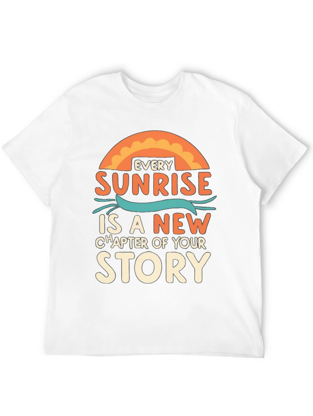 Sunrise Story Graphic Tee - Inspirational T-Shirt