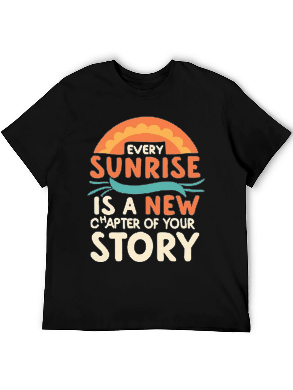 Sunrise Story Graphic Tee - Inspirational T-Shirt