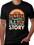 Sunrise Story Graphic Tee - Inspirational T-Shirt