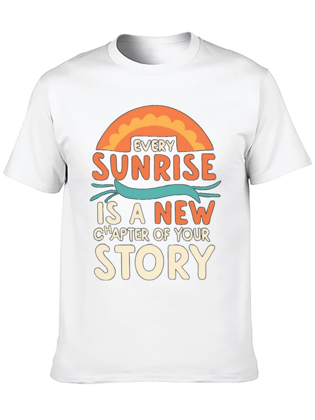 Sunrise Story Graphic Tee - Inspirational T-Shirt